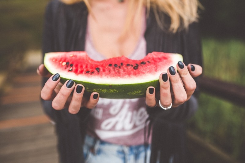 Eating Watermelon