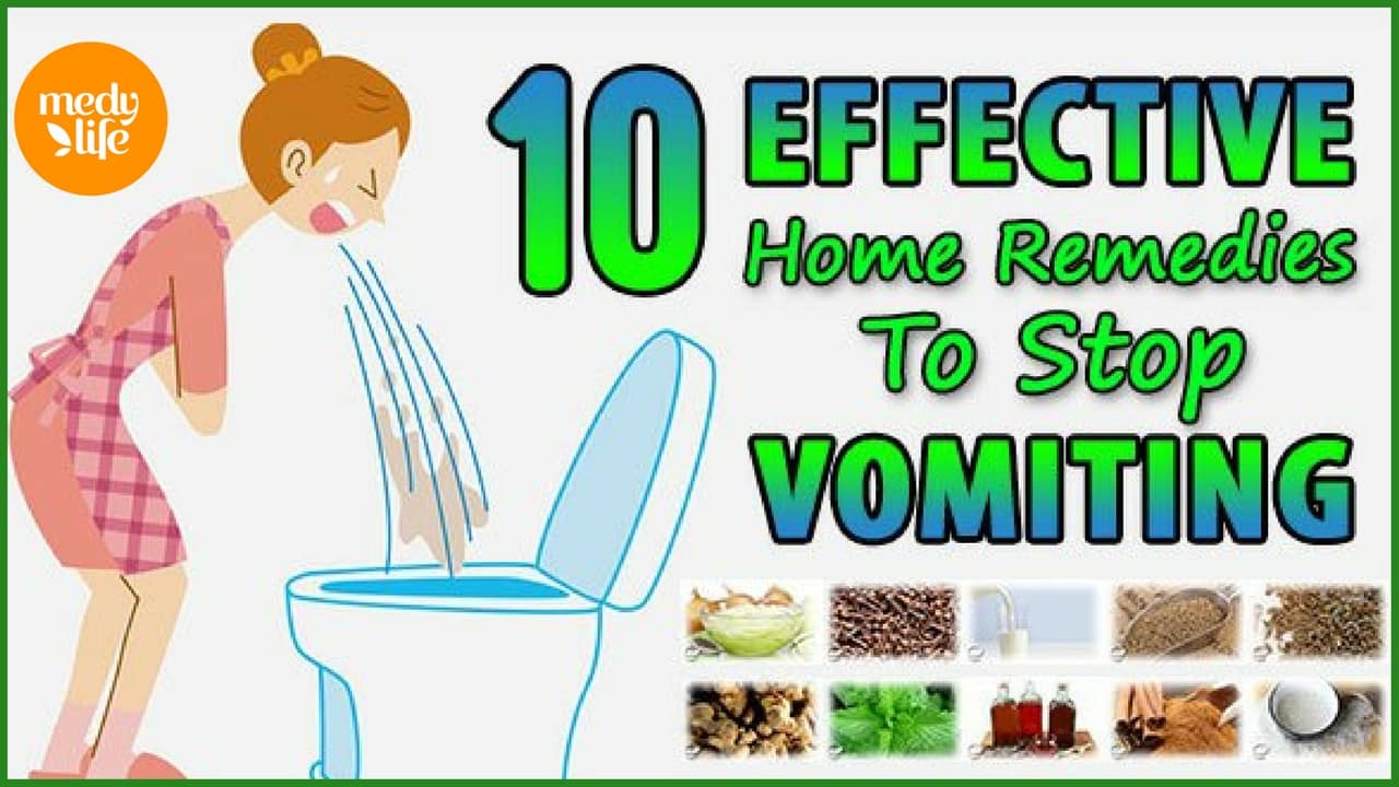 How to Stop Vomiting Naturally At Home?